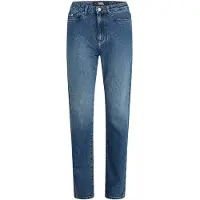 Karl Lagerfeld Straight Leg Denim Pants Dark Blue Talla: W30 | Pantalones Rectos Outlet | Mujer | Azul