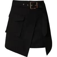 Marina Hoermanseder Falda oro / negro