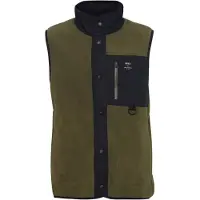INDICODE JEANS Chaleco 'Majs' azul / verde oscuro