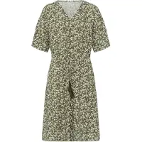 HEINE Vestido camisero oliva / offwhite