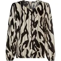 HEINE Blusa beige / negro