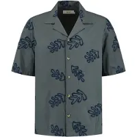 Shiwi Men Shortsleeve Reef Embroidery Smokey Green Talla: XXL | Camisas Casuales Outlet | Hombre | Verde