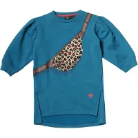 KOROSHI Vestido petróleo / mezcla de colores