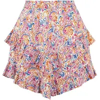 Shiwi Ladies Bologna Skirt Coloured Paisley Multi Paisley Talla: L | Mini Faldas Outlet | Mujer
