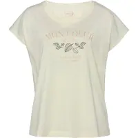 Vivance Camiseta para dormir crema / verde oscuro / rosé