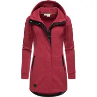 Ragwear Sudadera con cremallera rosa