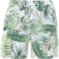 s.Oliver Bermudas crema / verde / blanco