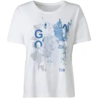 HEINE Camiseta azul / gris / blanco