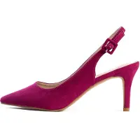 Celena Zapatos destalonado 'Cruzz' rojo violáceo