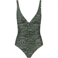 Shiwi Ladies Lara Swimsuit Mixed Animal Forest Green Mixed Animal Talla: 38 | Bañadores Outlet | Mujer | Verde