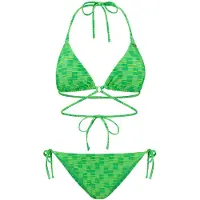 Shiwi Ladies Liz Bikini Set Graphic Fresh Green Graphic Talla: 34 | Bikinis Outlet | Mujer | Verde