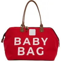 Bagmori Bolsa para pañales rojo / blanco