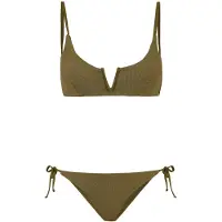 Shiwi Ladies Leah Bikini Set Cyprus Structure Forest Green Cyprus Talla: 42 | Bikinis Outlet | Mujer | Verde