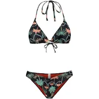 Shiwi Liz Bikini Set Jaipur Palm Black Black Talla: 38 | Bikinis Outlet | Mujer | Negro