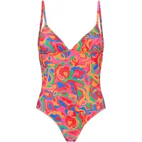 Shiwi Traje de baño 'ROWY' kiwi / mandarina / rosa claro / rojo vivo