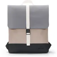 OEM Mochila 'Ruby' beige / gris plateado / negro / blanco