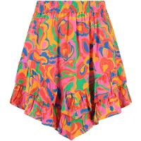 Shiwi Ladies Bologna Skirt Groovy Love Orange Sun Groovy Love Talla: XL | Mini Faldas Outlet | Mujer | Naranja