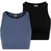 Urban Classics Top zafiro / negro