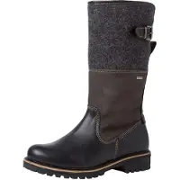 Tamaris Botas marrón oscuro / negro / negro moteado