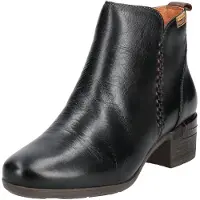 Pikolinos para mujer. W6W-8950 Botines de Piel Malaga negro (42), 3 a 5cm, Cremallera, Casual, outlet 2026.