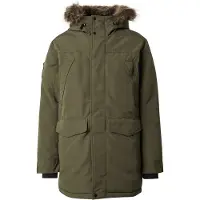 Superdry para hombre. M5011929A Parka de pelo sintético Everest verde (XXL), Casual, Poliéster Reciclado, Sostenible, outlet 2026.