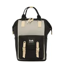 Bagmori Bolsa para pañales beige / gris / negro / blanco