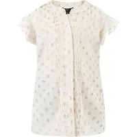 Faina Blusa 'Mimo' crema / oro / blanco