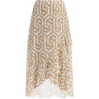 Faina Falda chamois / blanco natural
