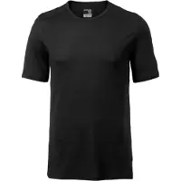 Icebreaker - 200 Oasis S/S Crewe - Ropa interior merino size L, negro