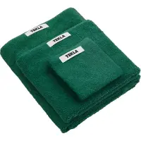 Tekla Unisex Hand Towel Teal Green Talla: 50X90 | Toallas Outlet | Unisex | Cian