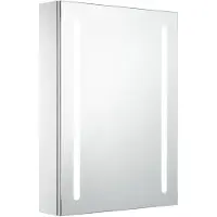 vidaXL , espejo con luz LED, 50x13x70 cm