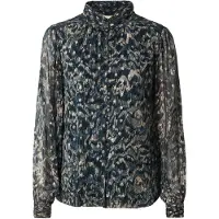White Stuff Mirabel Metallic Spot Top Black Multi Talla: 6 | Manga Larga Outlet | Mujer | Negro