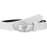 Diesel Cinturón 'B-1DR 25' plata / blanco