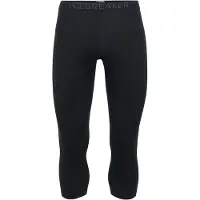 Icebreaker - Ropa interior térmica - M Merino 200 Oasis 3/4 Leggings Black de Lana - Talla S - Negro