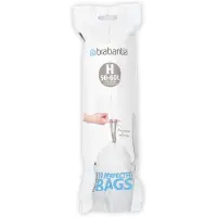 Brabantia Bolsas para cubo de basura PerfectFit, código H (50-60 litros)