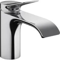 Hansgrohe Vivenis, grifo monomando para lavabo, 80, sin kit de desagüe, cromo, 1 unidad.