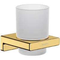 Hansgrohe Soporte de pared ADDSTORIS, acabado en oro pulido
