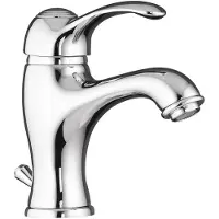 Sapho KIRKÉ: Grifo para lavabo con desagüe integrado, acabado cromado