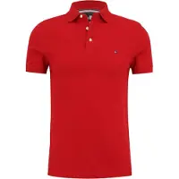 Tommy Hilfiger Camiseta '1985 Slim Fit' rojo