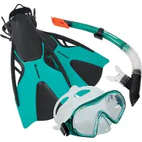 Schildkröt Funsports - Schnorchel Set Cayman - Juguetes para la playa size 37-42 - S/M, turquoise