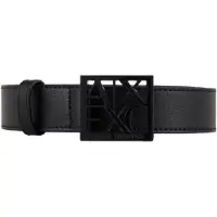 Armani Exchange para mujer. 9411300A87400020 Cinturón negro (70cm), Casual, Sintético, Imitación cuero, outlet 2026.