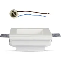 V-TAC Focos LED - Lámpara empotrada - Casquillo GU10 - IP20 - Blanco