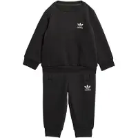 Adidas Originals Ropa para correr 'Crew Set' negro / blanco