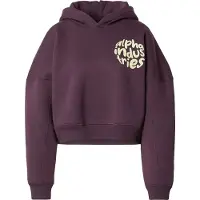 Alpha industries Logo Hoodie Plum Talla: XS | Sudaderas con Capucha Outlet | Mujer | Magenta