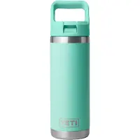 Yeti Coolers - Rambler Bottle C Straw - Botella térmica size 532 ml, turquesa