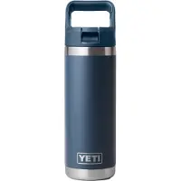 Yeti Coolers - Rambler Bottle C Straw - Botella térmica size 532 ml, azul