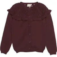 Minymo Cárdigan rojo / rojo vino / rojo oscuro