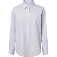 Gant para mujer. 4300212 Camisa Relaxed Fit de popelina azul (36), Casual, Algodón, Manga larga, outlet 2026.