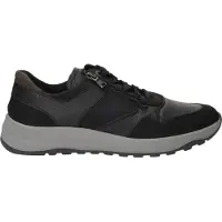 Waldlaufer Zapatos con cordón 'Sneaker Low Herren 662K01-501 991 Echtleder in grau' gris