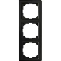 Eltako , marco universal R3UE55, para instalación de 3 vías, diseño E55, color antracita mate